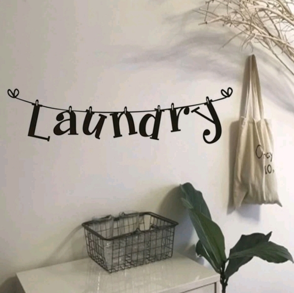 Laundry Graphic Wall Sticker - Picture 3 of 3